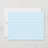 Invitations Aqua Marigold Bridal Showeuse (Dos)
