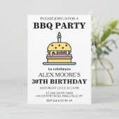 invitations au barbecue à 30e anniversaire (Debout devant)