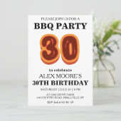 invitations au barbecue à 30e anniversaire (Debout devant)