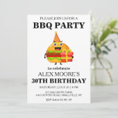 invitations au barbecue à 30e anniversaire (Debout devant)