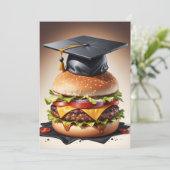 invitations au barbecue de graduation moderne (Debout devant)