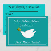 Invitations au cinquantième jubilé des religieuses (Devant / Derrière)