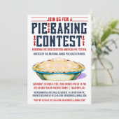 Invitations au concours de boulangerie à tarte (Debout devant)