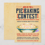 Invitations au concours de boulangerie à tarte (Devant / Derrière)