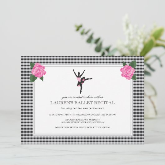 Invitations au considérant Ballet (Debout devant)