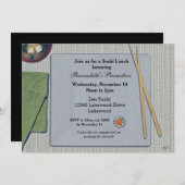 Invitations au déjeuner de sushi (Devant / Derrière)