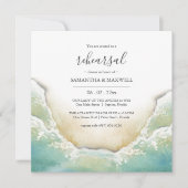 Invitations au dîner de répétition de plage sur me (Devant)