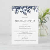 Invitations au dîner de répétition des vignes bleu (Debout devant)