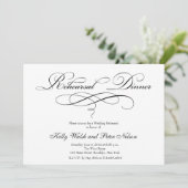 Invitations au dîner de répétition Mariage (Debout devant)