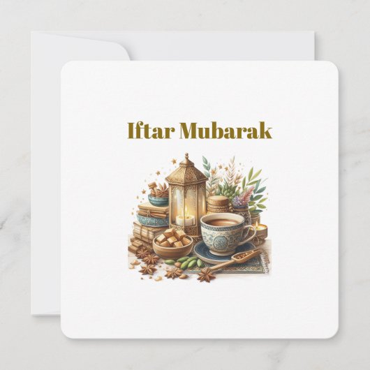 Invitations au dîner d'Iftar (Devant)