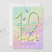 Invitations au Jardin des Fleurs du 12e anniversai (Devant)