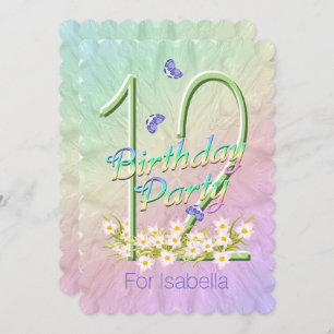 Invitations au Jardin des Fleurs du 12e anniversai