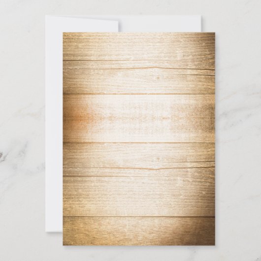 invitations au mariage campagnard rustique (Dos)