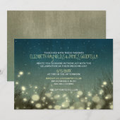 Invitations au mariage dans le jardin de campagne (Devant / Derrière)