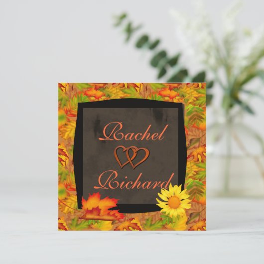 INVITATIONS AU Mariage D'Automne (Debout devant)