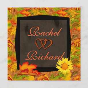 INVITATIONS AU Mariage D'Automne