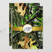 Invitations au mariage de chamo à la recherche d'o (Devant / Derrière)