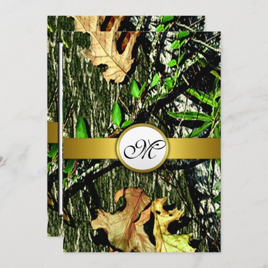 Invitations au mariage de chamo à la recherche d'o (Devant / Derrière)