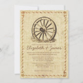 Invitations au mariage de Wagon Wagon (Devant)