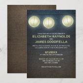 Invitations au mariage des Lanternes (Devant / Derrière)