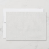 Invitations au mariage des oiseaux bleus (Dos)