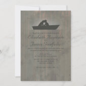 Invitations au mariage par bateau (Devant)