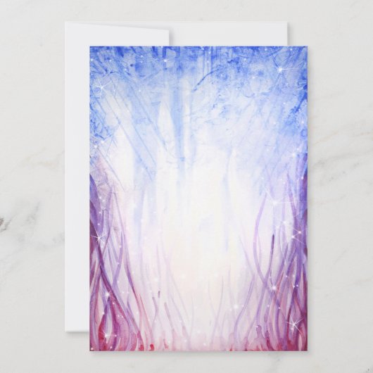 Invitations au mariage sur le feu et la glace| Mag (Dos)