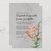 Invitations au mariage Vintage de Lily Tiger (Devant / Derrière)
