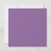 Invitations au mariage violet violet de Rustic Bur (Dos)