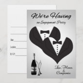 Invitations au parti d'engagement gay (Devant / Derrière)