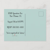 Invitations au réchauffement de la maison (Dos)