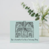 Invitations au réchauffement de la maison (Debout devant)