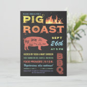 Invitations au rôti de porc| Couleur du tableau de (Debout devant)