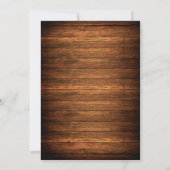 Invitations au rôti de porc| Marquage du bois (Dos)