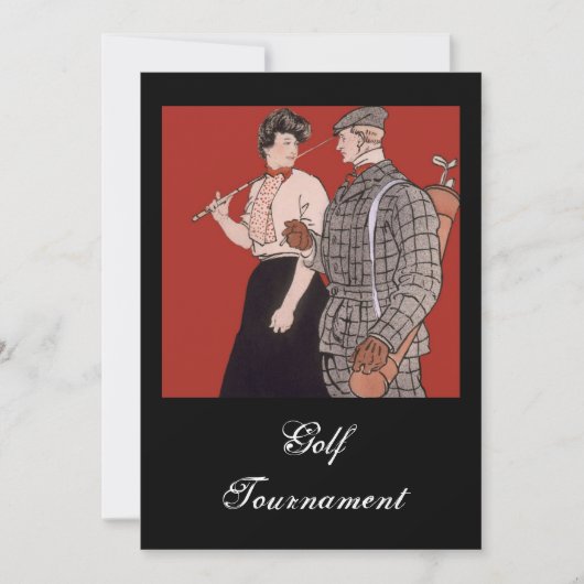  Invitations au tournoi de golf (Devant)