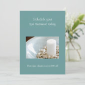 Invitations aux bougies avec River Rocks (Debout devant)