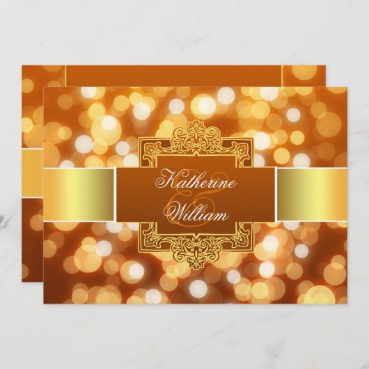 invitations aux fêtes de fiançailles (Devant / Derrière)