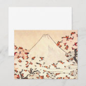 Invitations aux fleurs de cerisiers du mont Hokusa (Devant / Derrière)