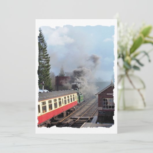 INVITATIONS AUX TRAINS À VAPEUR (Debout devant)