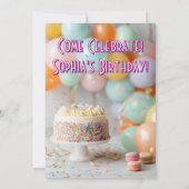 Invitations avec vous ou un proche (Dos)