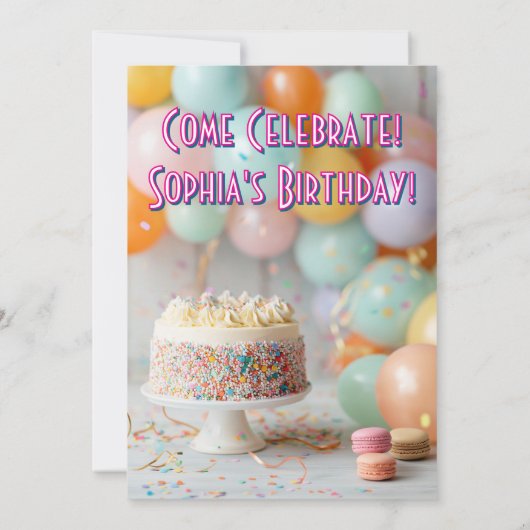 Invitations avec vous ou un proche (Dos)