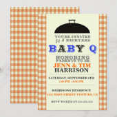 Invitations BaBy Q Baby Shower (Devant / Derrière)