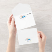 Invitations : Baby shower (Déchirure)