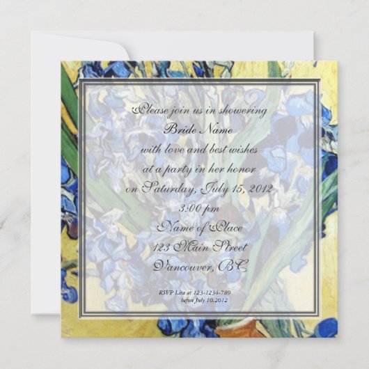Invitations baby shower. (Devant)