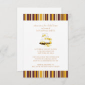 Invitations baby shower (Devant / Derrière)