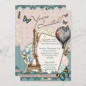 Invitations baby shower (Devant / Derrière)