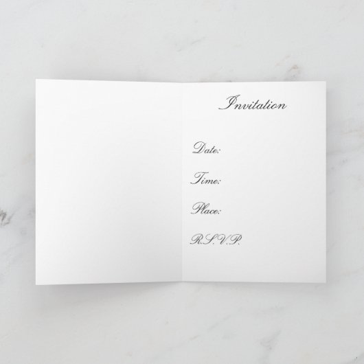 Invitations baby shower (Intérieur)