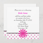 Invitations baby shower (Devant / Derrière)