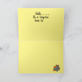 Invitations : Baby shower (Intérieur)