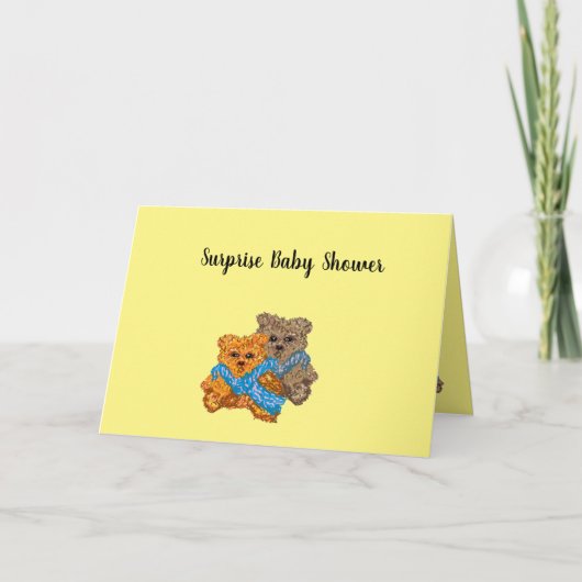 Invitations : Baby shower (Devant)